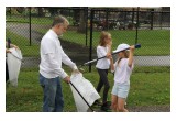 Volunteers from The Way to Happiness Association held a cleanup of Edgehill Community Garden