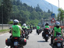  Second annual motorbike rally against drugs.