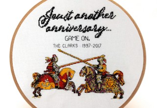 Joust Another Anniversary Cross Stitch Pattern