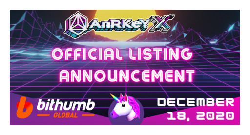 AnRKey X™ Lists Native Token $ANRX on Bithumb Global and Uniswap