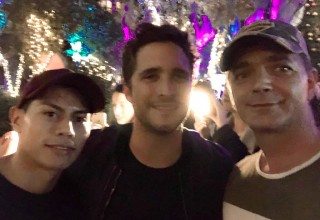 Brian Evans, Diego Boneta, and Andres Venegas in Mexico