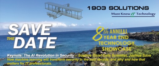 Alvaka Networks' COO/CISO Kevin B. McDonald to Present at 1903 Solutions' 8th Annual Technology Showcase