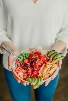 Tuna poke bowl