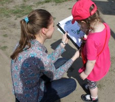 A child in Moscow pledges to live drug-free