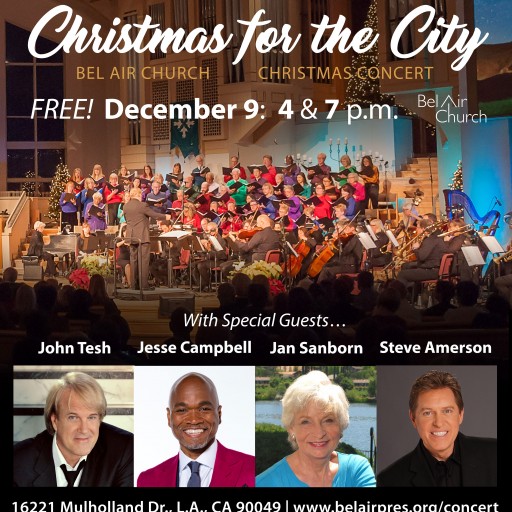 Bel Air Church Hosts Two Free Christmas Concerts for Los Angeles on Sunday, Dec. 9