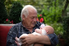 Grandfather & surrobaby Emilia 