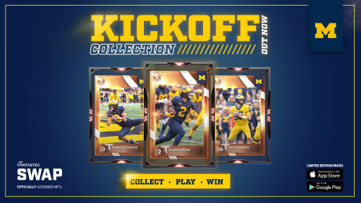 Michigan Wolverines and Fantastec SWAP Create Unique Digital collectibles/NFTs