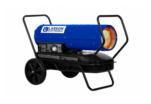 Larson Electronics Releases 120V Forced Air Heater, Kerosene/Diesel, 540 CFM, 140,000 BTUs