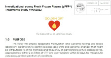 Investigational young Fresh Frozen Plasma (yFFP) Treatments Study