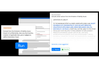 Figure 1: Lexion's AI Contract Assist