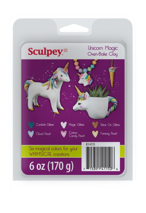Polyform Products Inc. Announces Limited Edition Sculpey III Unicorn Magic Clay Set