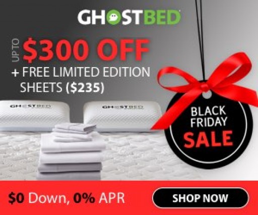 GhostBed Launches Its Huge Black Friday Sale, Slashing Prices for Every Size Mattress