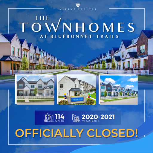 Viking Capital Announces Closing of Latest 114 Townhome Acquisition in DFW