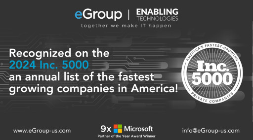 eGroup Enabling Technologies Recognized on the 2024 Inc. 5000