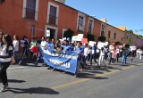 Over 100 people marched through the streets of Tlaxcala state, Mexico in a Walk for Human Rights in honor of Human Rights Day. 