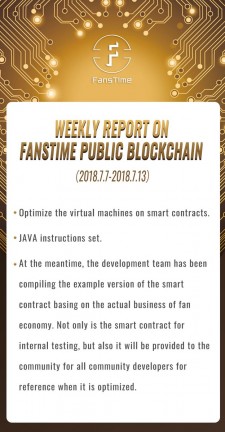 FansTime annouces its process of public Blockchain development