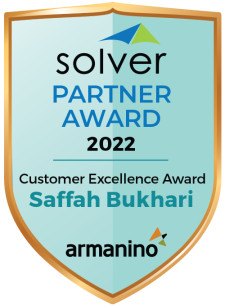 Solver 2022 Customer Excellence Award