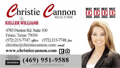 Christie Cannon Group Named Best Keller Williams Group in Frisco 4th Year in a Row