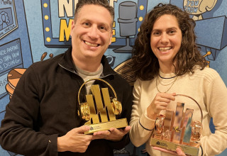 Shai and Becky Korman with Signal Awards