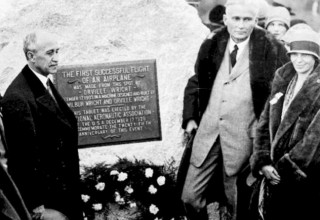 Dedication of First Flight marker