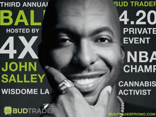 NBA Champ John Salley to Host Third Annual BudTrader Ball on 4/20