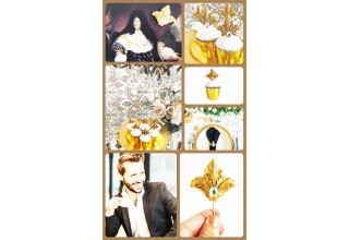 Louis XIV cupcake topper