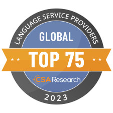 CSA Top 75 Global Language Service Providers