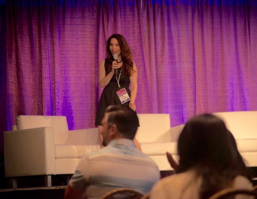 Actress and Blogger Vida Ghaffari MC'ed the Noted Wonder Women Tech Conference