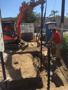 Installing Ram Jack Helical Piles