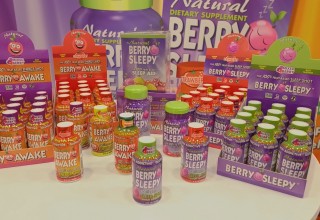 Berry Sleepy and Berry Awake natural sleep aids and energy shots