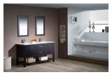 Modern bathroom vanities in espresso