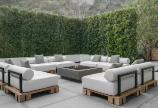 Outdoor Patio Area for LA Holiday Rental