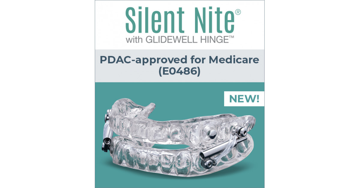 Glidewell Introduces Addition To Its Silent Nite® Sleep Appliance Brand