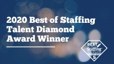 2020 Best of Staffing Diamond Award for Talent Satisfaction