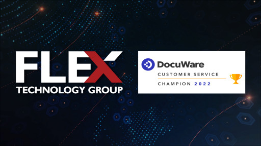 Flex Technology Group Recognized With 2022 DocuWare Customer Service Champion Award