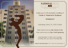 Carole Feuerman invitation at National Hotel