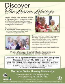 February 15 dementia care presentation