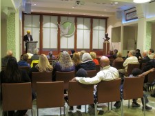 Darshan Mundy, Public Affairs Director of the Sikh Temple in West Sacramento, at the International Human Rights Day celebration at the Church of Scientology Sacramento