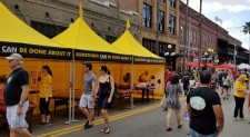 Volunteer Ministers tent in Tampa, Florida