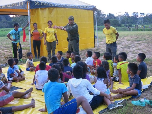 Scientology Volunteer Ministers Amazon Goodwill Tour Completes Puerto Nariño Delivery