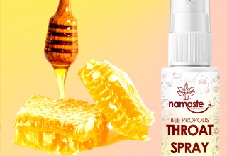 Namaste Supplements Bee Propolis Throat Spray