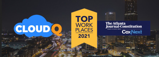 The Atlanta Journal-Constitution Names CloudQ a Winner of the Atlanta Top Workplaces 2021 Award