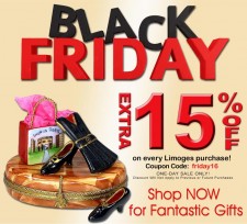 Black Friday Sale on Luxury Limoges Boxes at LimogesCollector.com