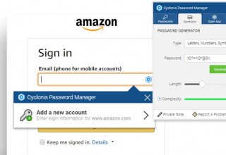 Cyclonis Password Manager - Password Generator