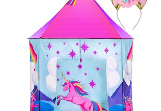 Misty Mountain Unicorn Play Tent with Unicorn Headband