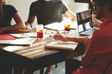 Startup Employees in Meeting