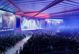 Architectural Rendering of EVO Live Amphitheatre