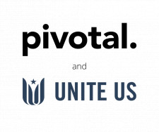 Pivotal Analytics and Unite Us logos