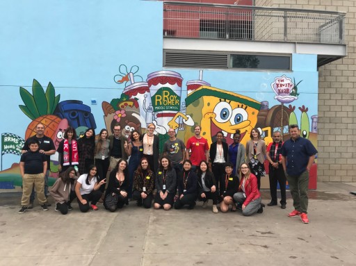 Muralism Celebrates SpongeBob Creator