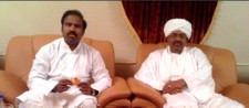 Dr. K.A. Paul of Global Peace Initiative; President Omar al-Bashir of Sudan